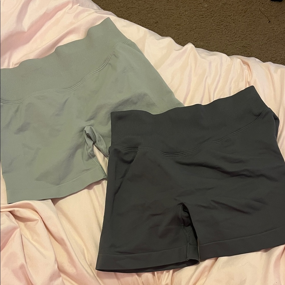 Women's Gray and Dark Gray Shorts